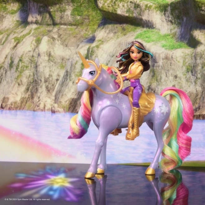 Svjetleći jednorog i figurica Sophia & Wildstar