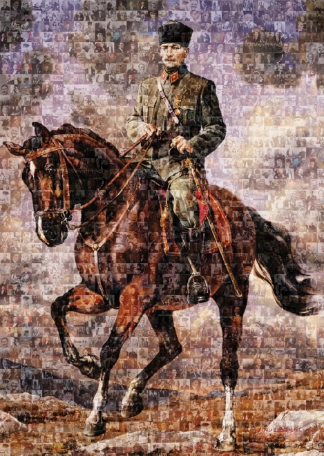 ART PUZZLE Puzzle Ghazi Mustafa Kemal na svom konju 1000 dijelova
