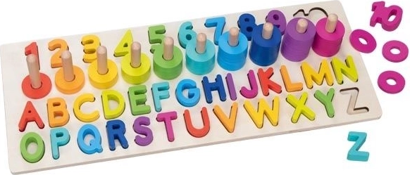 Montessori alfanumerička puzzle slagalica - slova i brojevi