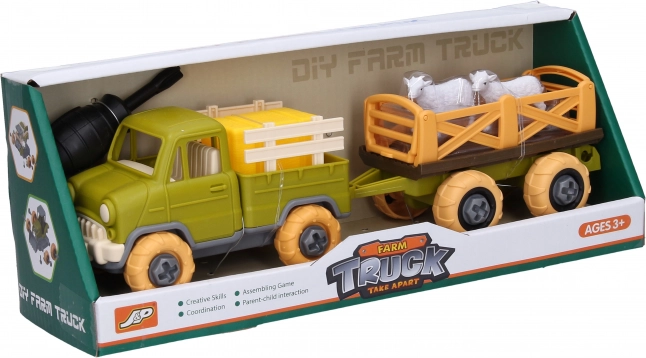 Auto s vijčanim prikolicom za prijevoz životinja 28 cm