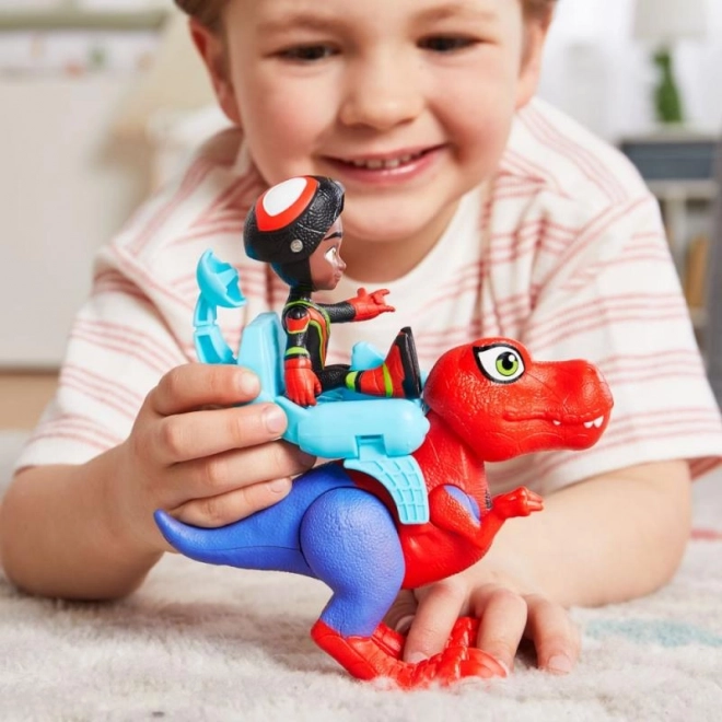 Spider-man kvaki i njegovi nevjerojatni prijatelji figurica s dinosaurom i dodatnom opremom