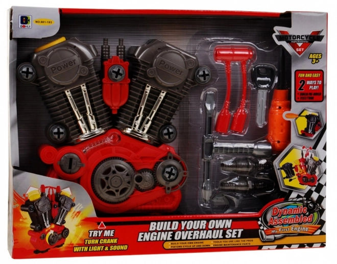 Dječji set za mehaničare - motor na šarafljenje