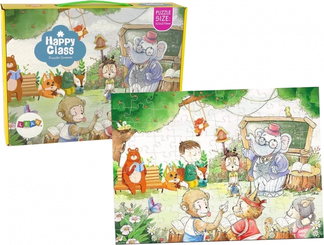 Puzzle Životinjska Škola 100 Dijelova