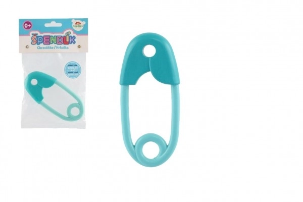 Zvečka igla plast 12cm tirkizna 12x19cm u vrećici 0+