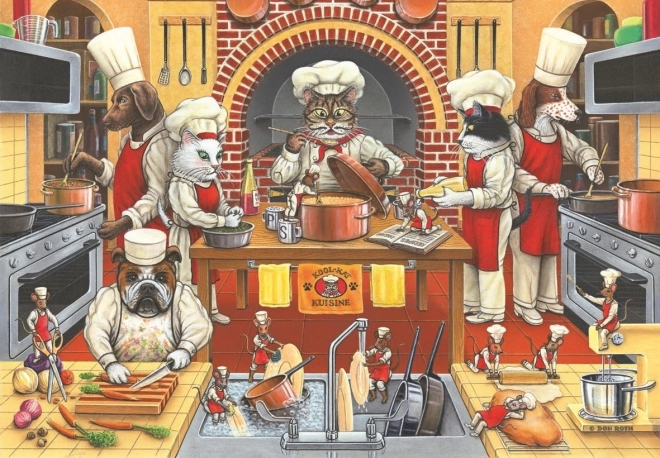 Puzzle Životinjska kuhinja 500 dijelova