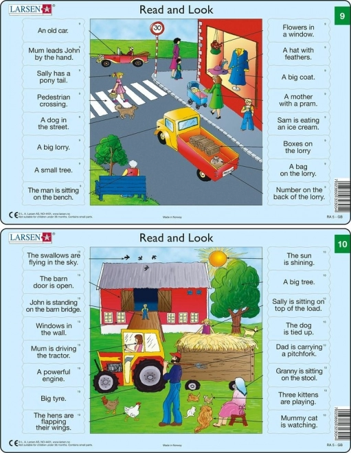 Puzzle engleski – riječi, 16 dijelova