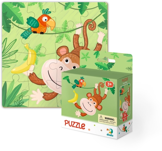DODO puzzle Majmunčić 16 dijelova