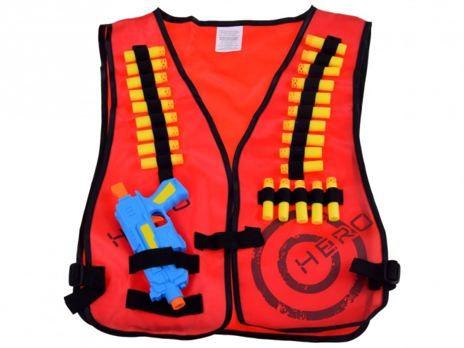 Set prsluka i metaka za Nerf – Crvena
