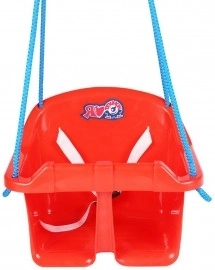 Dječja ljuljačka Baby plast – Crvena
