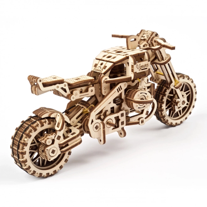 Ugears 3D slagalica Motocikl s prikolicom 380 dijelova