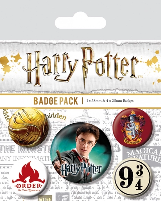 Set bedževa HARRY POTTER – Gryffindor