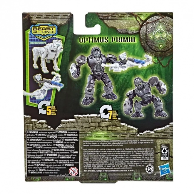 MV7 Battle Changers 2 pakiranje figura Optimus Primal