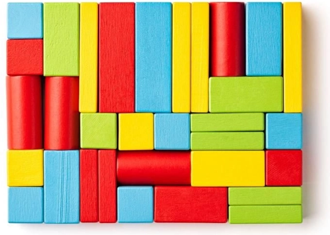 Šarene kocke za kreativno slaganje