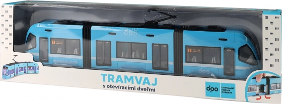 Moderna tramvaja Ostrava plava 47 cm