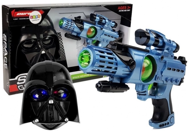 Set maski Laser Gun Cosmos Warrior