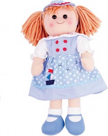 Tkanena lutka Louise 38 cm od Bigjigs Toys