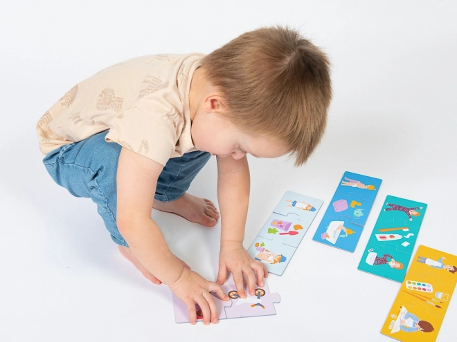 KukiKuk 80042 Veeeeeliké puzzle trio Moj dan