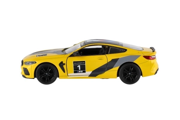 Auto Kinsmart BMW M8 Competition Coupé 1:38 metal/plastika 12,5cm 4 boje na povlačenje unatrag 12 kom u kutiji