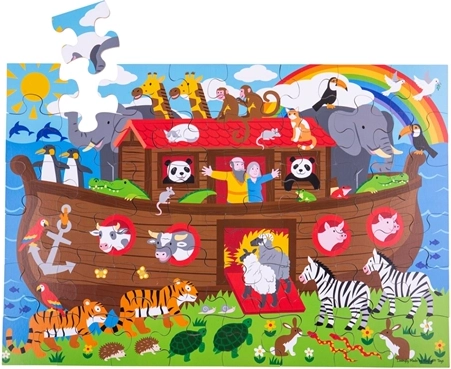 Podna slagalica Noina arka 48 dijelova od Bigjigs Toys