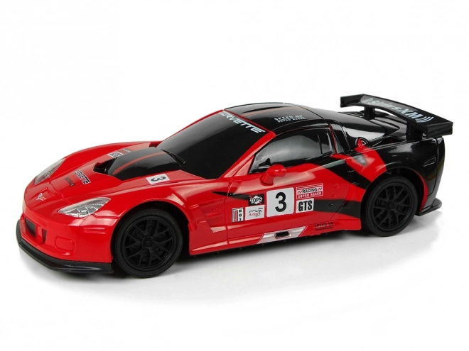 Sportski auto R/C 1:24 Corvette C6.R crvena s osvjetljenjem