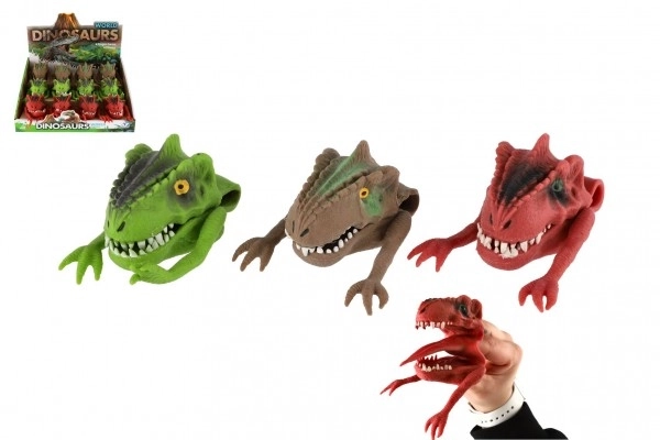 Lutka dinosaurus 6x8cm silikon 3 boje