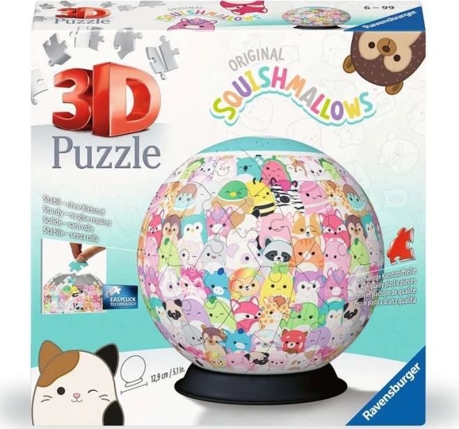 RAVENSBURGER 3D Puzzleball Squishmallows 72 dijelova