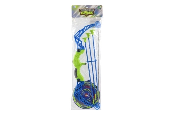 Luk 57cm + strijele s usisnim čašama plast 3 kom + meta u vrećici