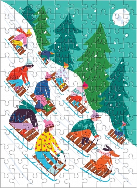 Mini Puzzle Sanjkanje - 100 dijelova