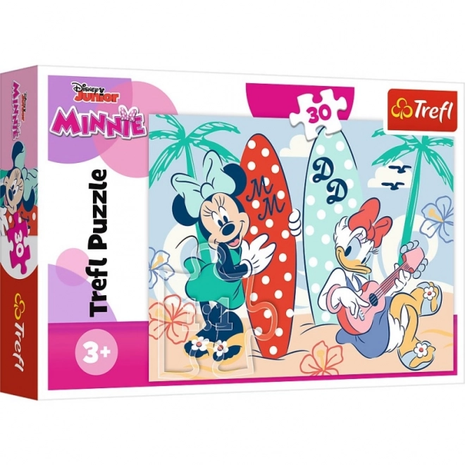 Puzzle Šarena Minnie 30 dijelova