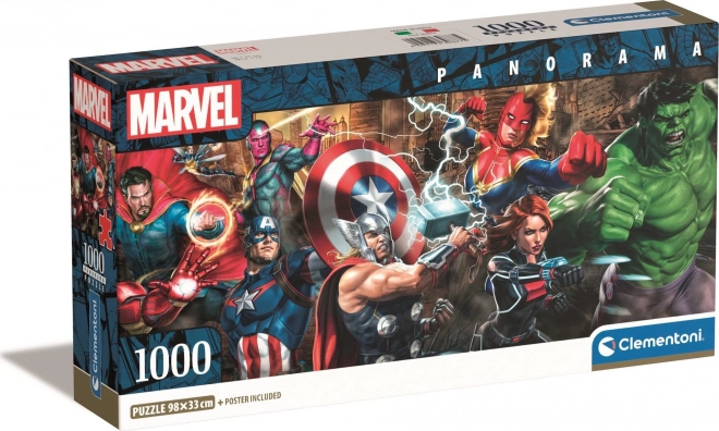 Panorama Puzzle Avengers 1000 dijelova