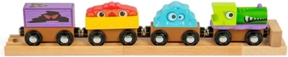 Bigjigs Rail drveni vlakić Čudovišta
