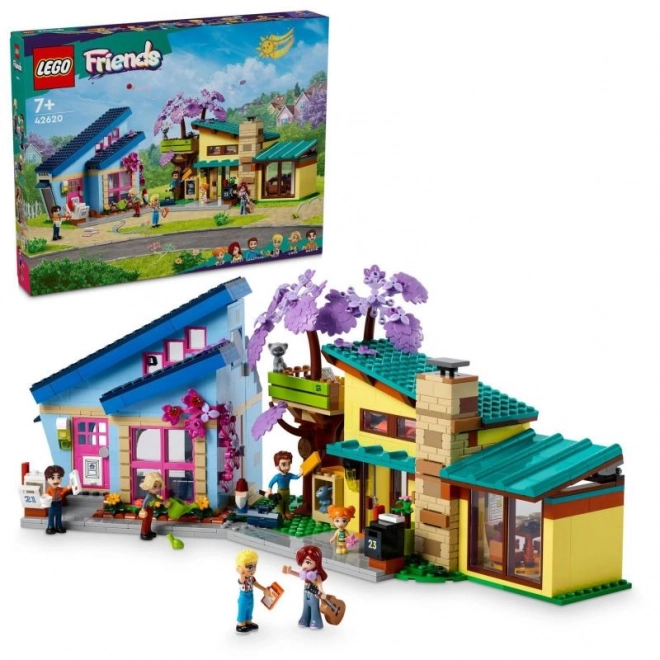 LEGO® Friends 42620 Ollyjev i Paisleyjev obiteljski domovi