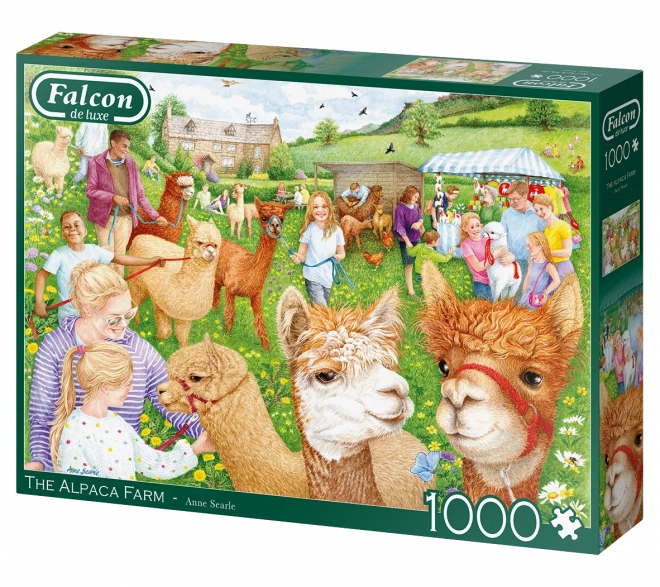 Puzzle Farma s alpakama - 1000 komada