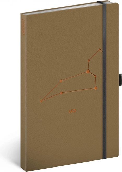 Zapisnik NOTIQUE Lav – linirani, 13 × 21 cm