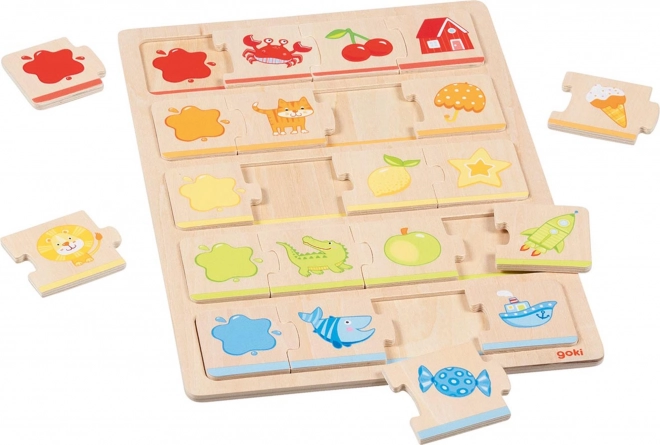 Drvene puzzle Goki Boje