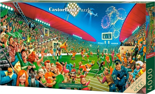 Puzzle Castorland Umjetnička Kolekcija: Nogometno Prvenstvo 4000 dijelova