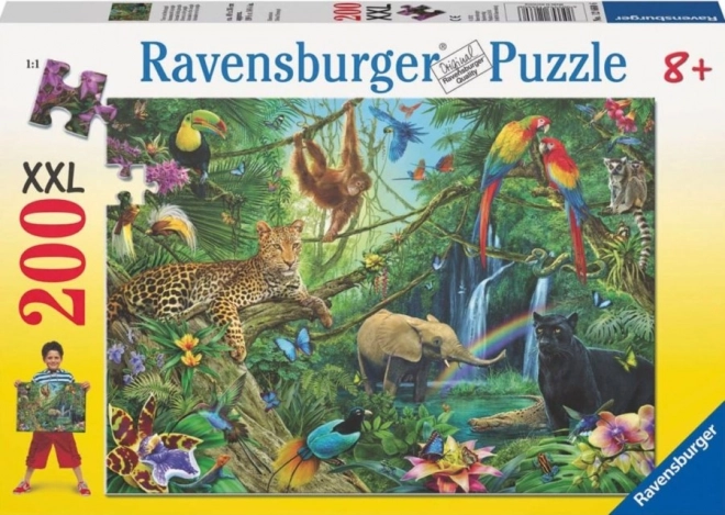 Puzzle Životinje u Džungli 200 dijelova od Ravensburger