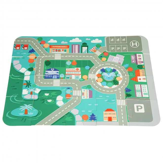 ECOTOYS Drvene kocke Grad