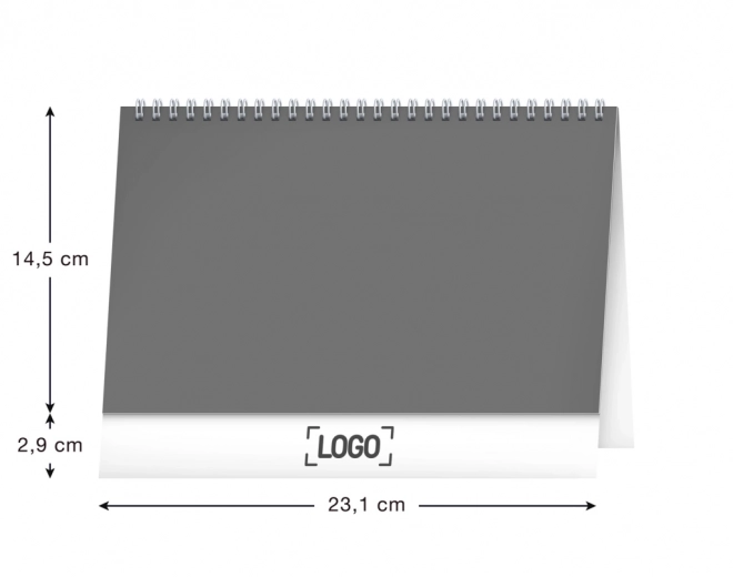 NOTIQUE Stolni kalendar Vrtlar 2025, 23,1 x 14,5 cm