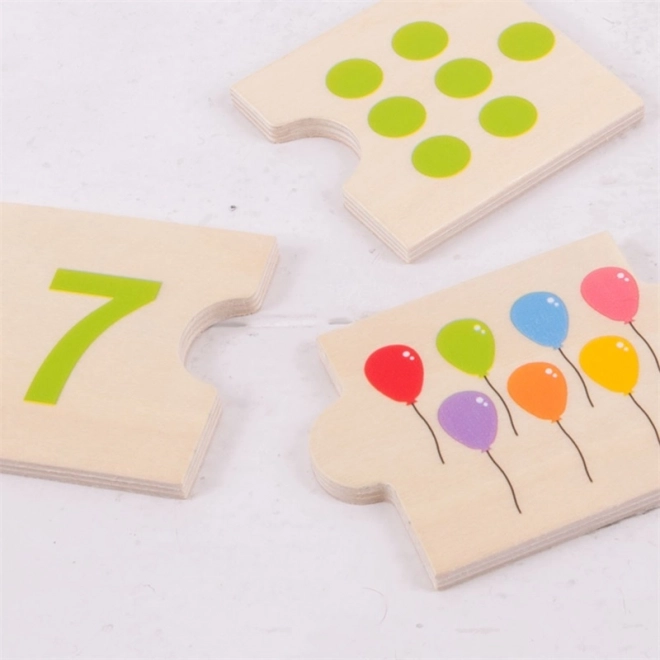 Bigjigs Toys Edukativna slagalica računanje
