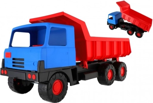 Plastični kamion s kiperskom korbom 75 cm – Crvena