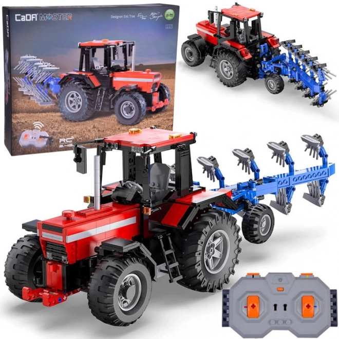Veliki set blokova 1675-ele 1:17 Traktor + plug na daljinsko upravljanje ZA5251