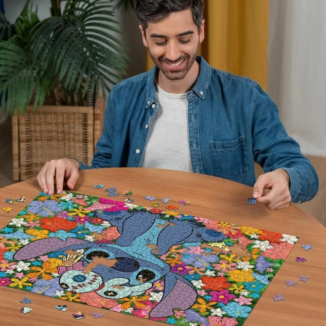 Puzzle 1000 dijelova Stitch
