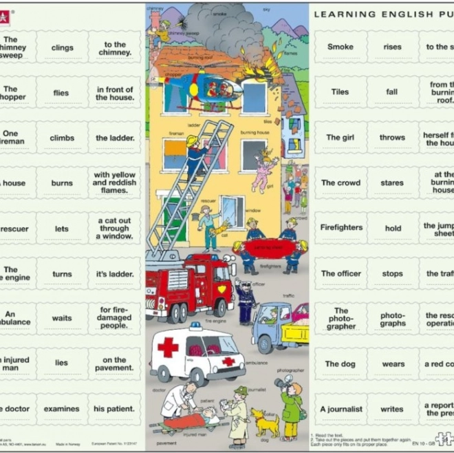 Larsen edukativne puzzle Engleski 10: Spasioci 54 dijela