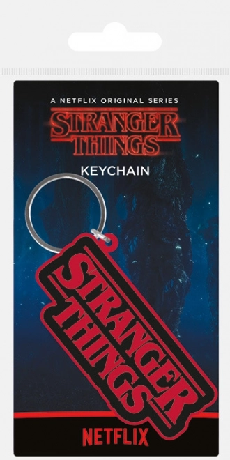 Privjesak gumeni, Stranger Things - logo
