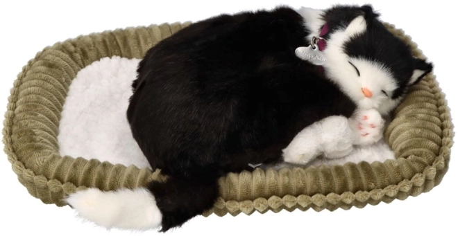 Interaktivna igračka Perfect Petzzz crno-bijela mačka