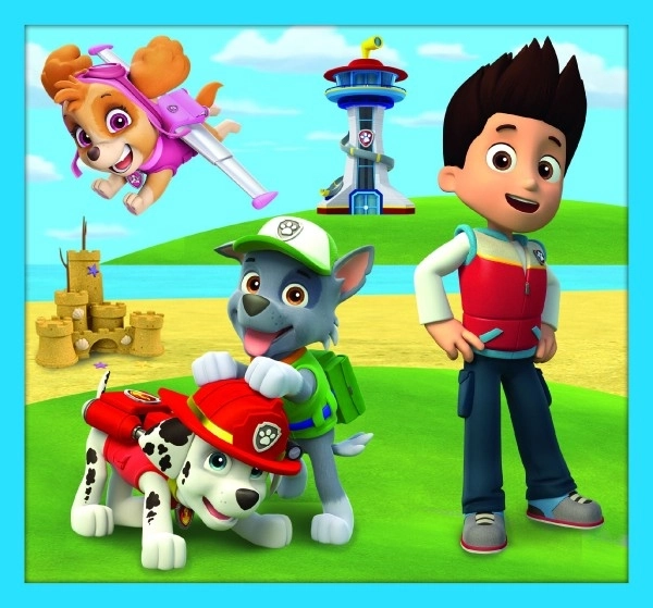 Puzzle Paw Patrol Psići u ophodnji 10u1 Pouzdan tim u kutiji 40x27x6cm