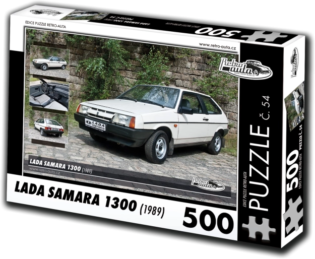 retro-auta puzzle lada samara 1300 (1989) 500 dijelova