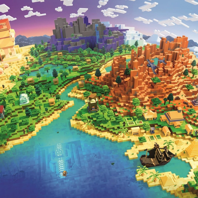 Puzzle Minecraft 500 dijelova od Ravensburgera