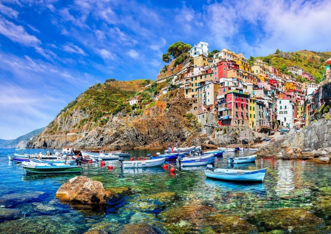 Puzzle Riomaggiore, Cinque Terre, Italija 1000 dijelova